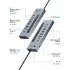 ICY BOX 11-in-1 USB Type-C centrmezgls ar karšu lasītāju un PD