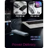 ICY BOX 11-in-1 USB Type-C centrmezgls ar karšu lasītāju un PD
