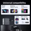 Strāvas adapteris Intenso W100ACC+C520C 100 W ātrā uzlāde GaN melns