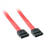 Lindy 0.2 m SATA kabelis, 0.2 m, SATA III, SATA 7-pin, SATA 7-pin, sieviešu/sieviešu, sarkans