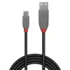 Lindy 2m USB 2.0 Type A uz Micro-B kabelis, Anthra Line