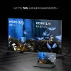 Lindy 0,5 m augstas ātrdarbības HDMI kabelis, Melns Line
