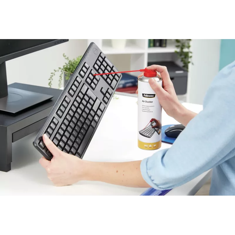 Gaisa pūtējs Fellowes HFC Free Air Duster — 0,34 kg, balts, tastatūrām, printeriem un elektronikai