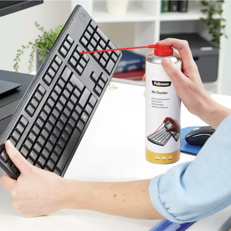 Gaisa pūtējs Fellowes HFC Free Air Duster — 0,34 kg, balts, tastatūrām, printeriem un elektronikai