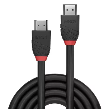 Lindy 2m High Speed HDMI kabelis, Melns Line