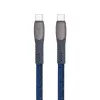 USB kabelis Rivacase PS6105 BL12 USB 2.0 1.2m USB C zils