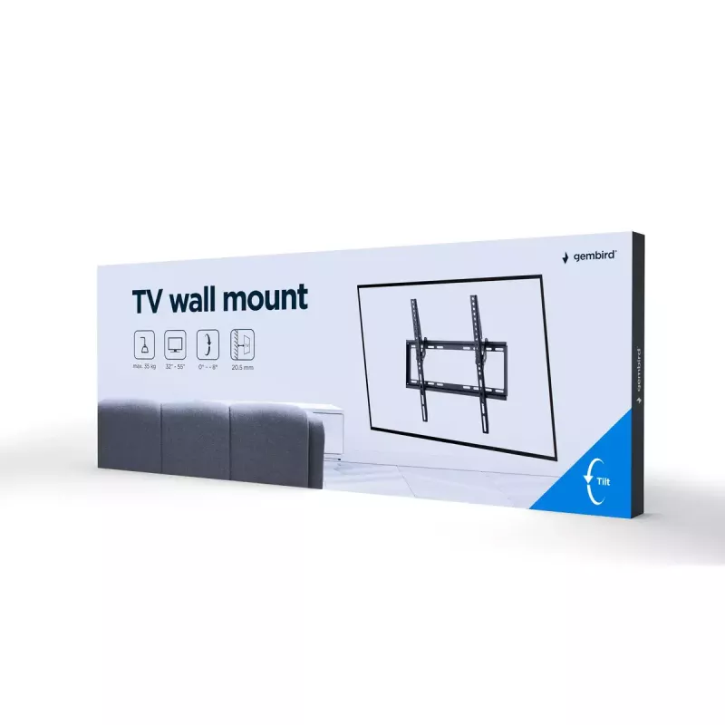 Gembird WM-55T-03 TV stiprinājums