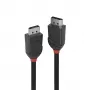 Lindy 0.5m DisplayPort 1.2 kabelis, Melns Line