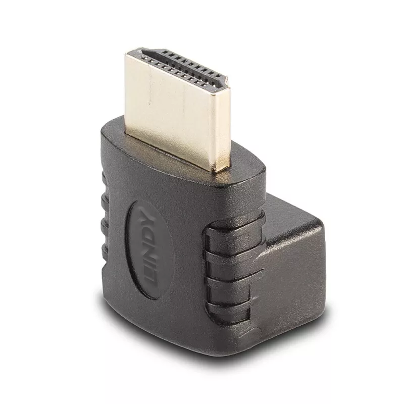 Lindy HDMI Female to HDMI Male 90 Degree Right Angle Adapter - Down