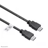 Neomounts HDMI3MM HDMI kabelis - 1 metrs, 1 m, HDMI Type A (Standard), HDMI Type A (Standard), 10.2 Gbit/s, melns