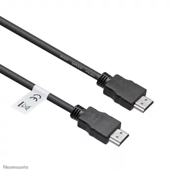 Neomounts HDMI3MM HDMI kabelis - 1 metrs, 1 m, HDMI Type A (Standard), HDMI Type A (Standard), 10.2 Gbit/s, melns