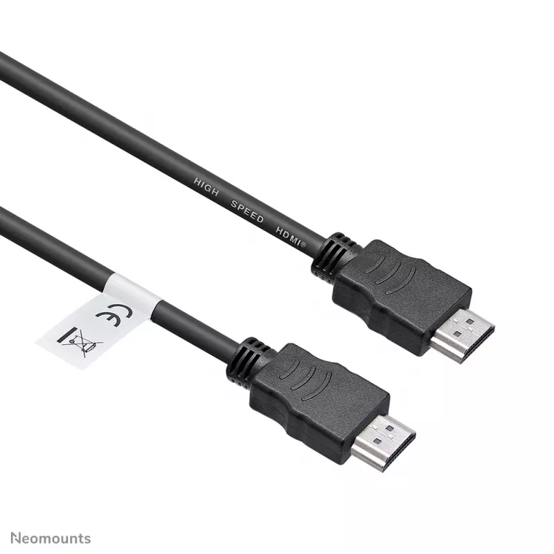 Neomounts HDMI3MM HDMI kabelis - 1 metrs, 1 m, HDMI Type A (Standard), HDMI Type A (Standard), 10.2 Gbit/s, melns