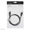 Neomounts HDMI3MM HDMI kabelis - 1 metrs, 1 m, HDMI Type A (Standard), HDMI Type A (Standard), 10.2 Gbit/s, melns