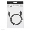 Neomounts HDMI3MM HDMI kabelis - 1 metrs, 1 m, HDMI Type A (Standard), HDMI Type A (Standard), 10.2 Gbit/s, melns