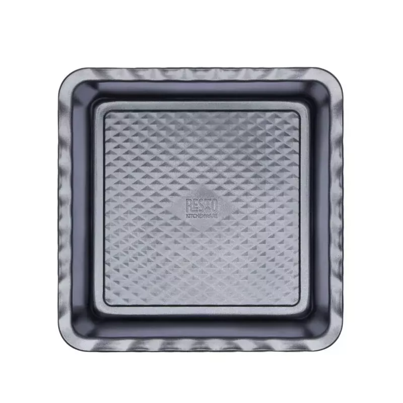 Lazanjas cepšanas trauks Resto Kitchenware 96115 Taisnstūra oglekļa tērauds 255x255x50 mm
