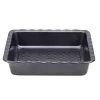 Lazanjas cepšanas trauks Resto Kitchenware 96115 Taisnstūra oglekļa tērauds 255x255x50 mm