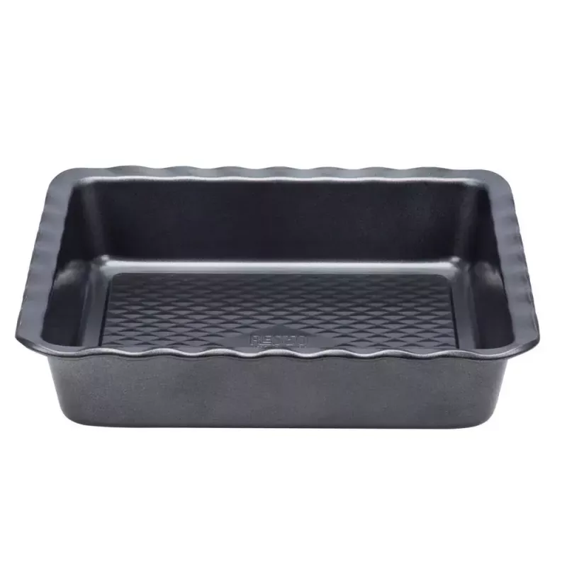 Lazanjas cepšanas trauks Resto Kitchenware 96115 Taisnstūra oglekļa tērauds 255x255x50 mm