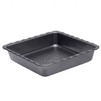Lazanjas cepšanas trauks Resto Kitchenware 96115 Taisnstūra oglekļa tērauds 255x255x50 mm