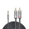 Lindy 3m 3,5 mm uz Phono audio kabelis, Cromo Line