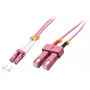 Lindy 46361 InfiniBand/optiskās šķiedras kabelis 2 m LC SC rozā