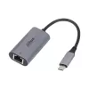 USB 3.0 Type-C uz RJ45 adapteris DAHUA TC31 — 1000 Mbit/s, USB barošana, pelēks