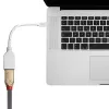 Lindy 0,20 m Mini DisplayPort–DisplayPort adaptera kabelis, 0,15 m, Mini DisplayPort, DisplayPort, vīrišķais, sievišķais, balts