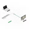 Lindy 0,20 m Mini DisplayPort–DisplayPort adaptera kabelis, 0,15 m, Mini DisplayPort, DisplayPort, vīrišķais, sievišķais, balts