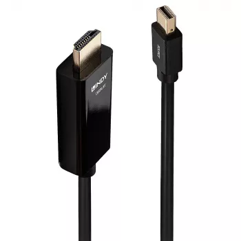 Lindy 1m Mini DisplayPort uz HDMI 10.2G kabelis