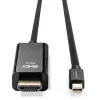 Lindy 1m Mini DisplayPort uz HDMI 10.2G kabelis