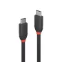 Lindy 0,5 m USB 3.2 Type C uz C kabelis, 20 Gbps, Melns Line