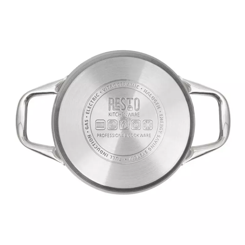 Resto Kitchenware Rigel 1,9 l apaļa nerūsējošā tērauda kastrolis