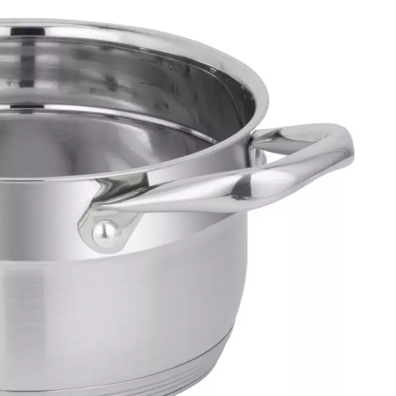 Resto Kitchenware Rigel 1,9 l apaļa nerūsējošā tērauda kastrolis