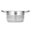 Resto Kitchenware Rigel 1,9 l apaļa nerūsējošā tērauda kastrolis
