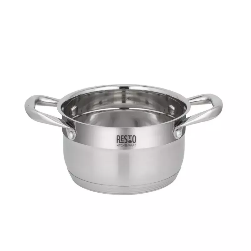 Resto Kitchenware Rigel 1,9 l apaļa nerūsējošā tērauda kastrolis