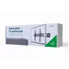 TV sienas stiprinājums Gembird WM-55ST-03 32–55 collu ekrāniem, VESA līdz 400x400, slīpums -18°/5°, pagriešana ±90°, maks. slodze 35 kg, melns