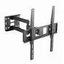 TV sienas stiprinājums Gembird WM-55ST-03 32–55 collu ekrāniem, VESA līdz 400x400, slīpums -18°/5°, pagriešana ±90°, maks. slodze 35 kg, melns