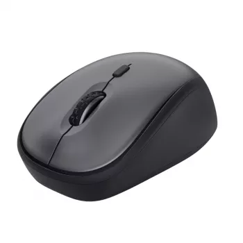 Trust Yvi+ Silent Wireless pele, labās rokas, optiskā, RF bezvadu, 1600 DPI, melna