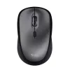Trust Yvi+ Silent Wireless pele, labās rokas, optiskā, RF bezvadu, 1600 DPI, melna