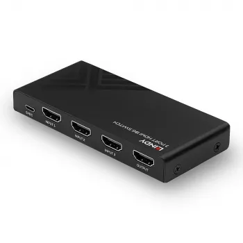 Lindy 3 portu HDMI 18G slēdzis
