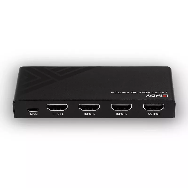Lindy 3 portu HDMI 18G slēdzis