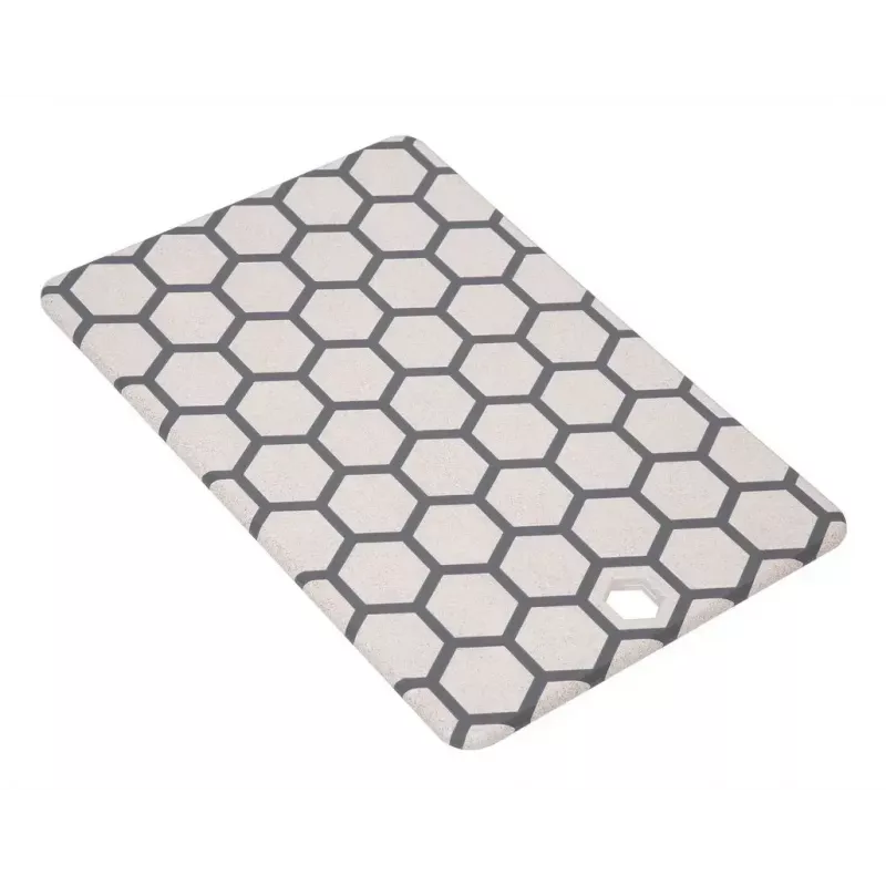 Griešanas dēlis Resto Kitchenware 95403 taisnstūrveida plastmasas pelēks balts