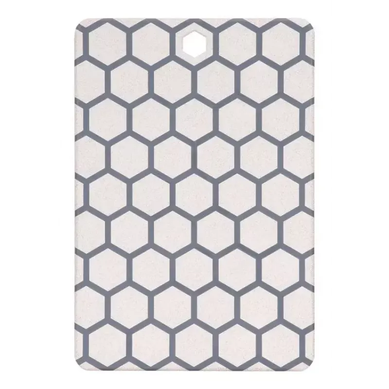 Griešanas dēlis Resto Kitchenware 95403 taisnstūrveida plastmasas pelēks balts