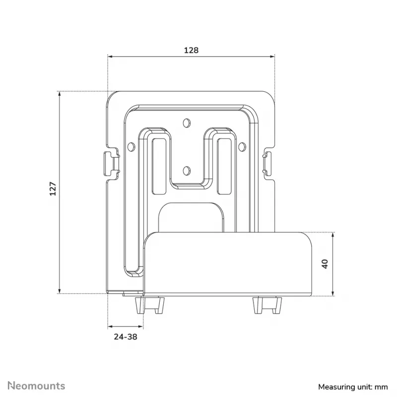 Neomounts AWL-440BL multivides atskaņotāja turētājs - universāls