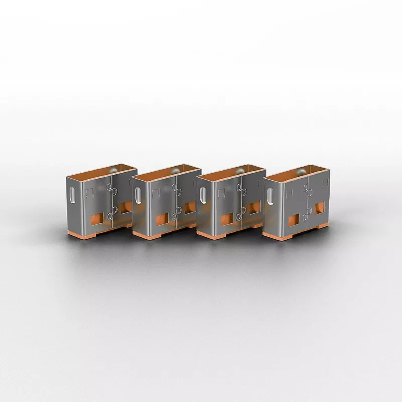 Lindy USB Port Blocker (bez atslēgas) - Iepakojumā 10 gab., krāsu kods: oranža