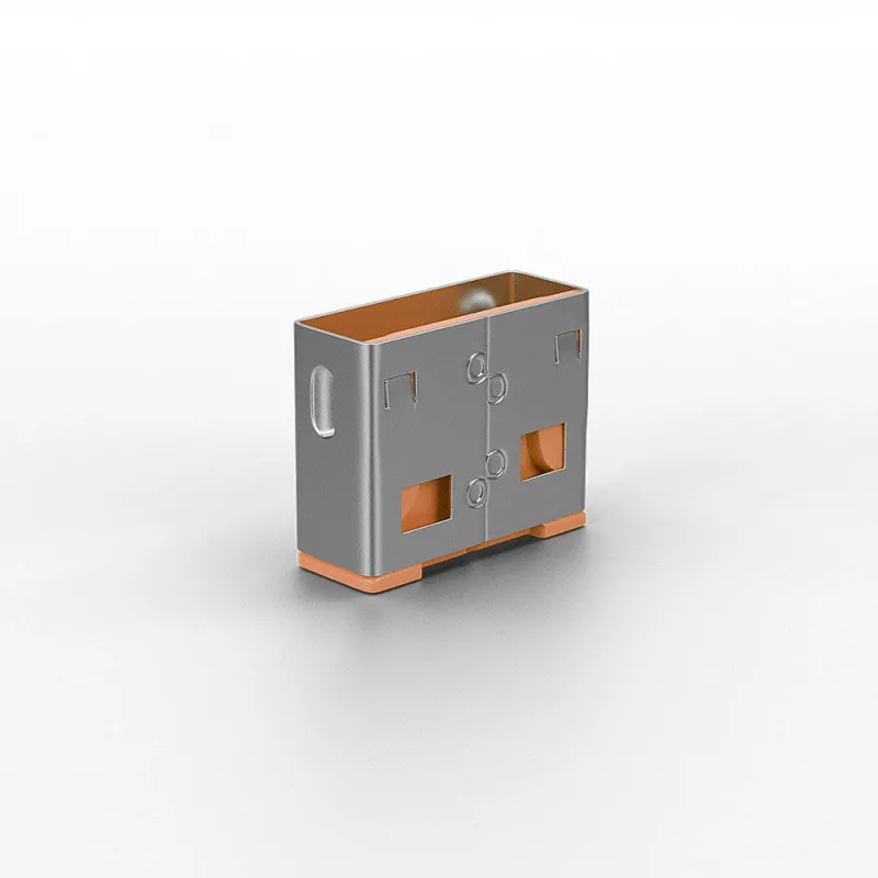 Lindy USB Port Blocker (bez atslēgas) - Iepakojumā 10 gab., krāsu kods: oranža