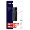 Trust NANGA karšu lasītājs USB 3.2 Gen 1 (3.1 Gen 1) Type-A melns