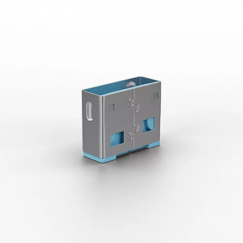 Porta bloķētājs Lindy USB Port Blocker bez atslēgas, 10 gab. iepakojumā, krāsu kods zils