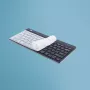 R-Go Tools R-Go Hygienic tastatūras pārvalks (ASV izkārtojumam), Tastatūras pārvalks, Silikons, 108 mm, 279 mm, 16 g, Caurspīdīgs