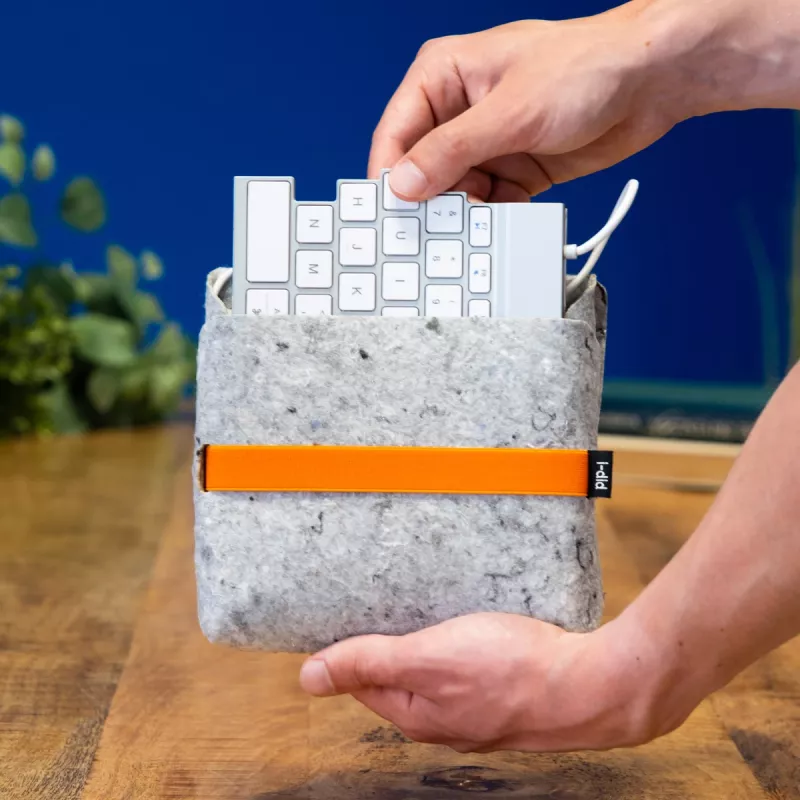 Tastatūras somiņa R-Go Tools RGOIDPOSBGR Pelēka 180x170x30mm