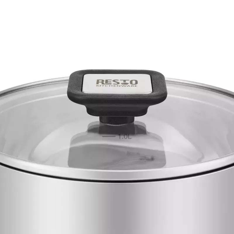 Kitchenware Resto Anser 1,6 L apaļš melns nerūsējošais tērauds